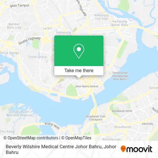 Beverly Wilshire Medical Centre Johor Bahru map