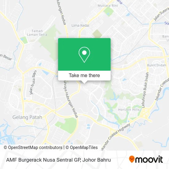 AMF Burgerack Nusa Sentral GP map