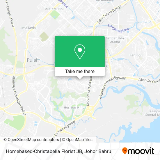 Homebased-Christabella Florist JB map