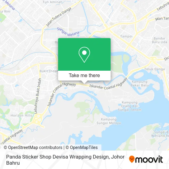 Panda Sticker Shop Devisa Wrapping Design map