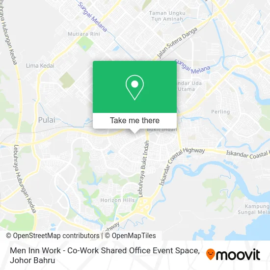 Men Inn Work - Co-Work Shared Office Event Space map