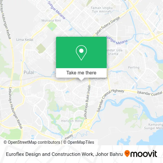 Euroflex Design and Construction Work map