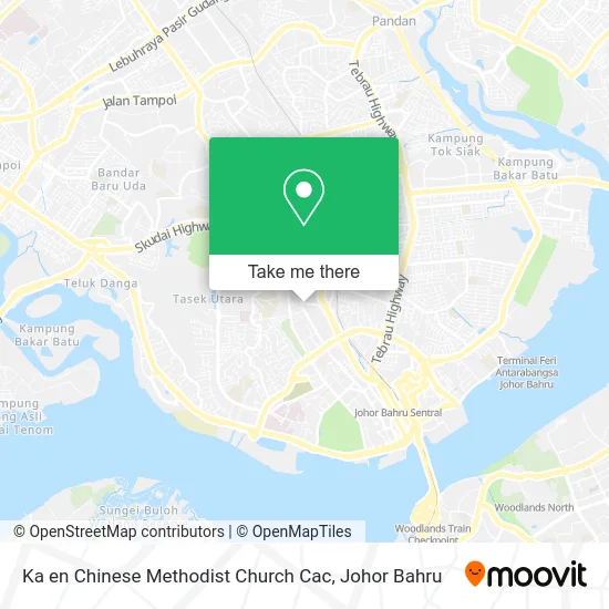 Ka en Chinese Methodist Church Cac map