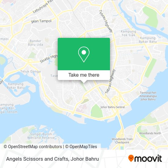 Angels Scissors and Crafts map