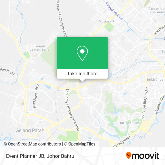 Event Planner JB map