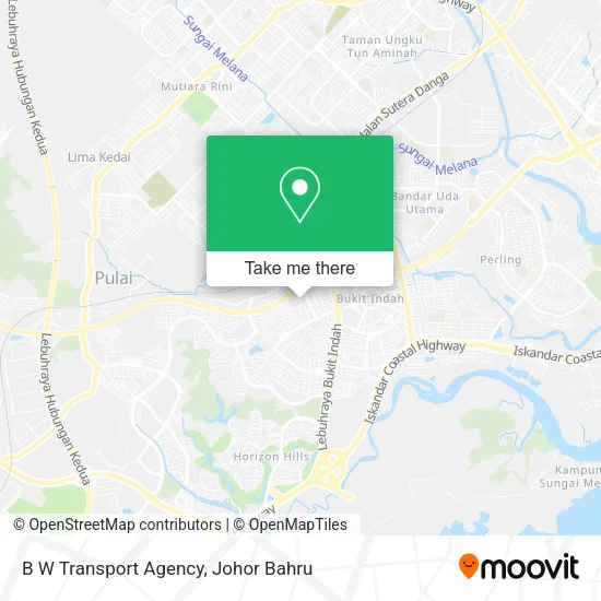 B W Transport Agency map