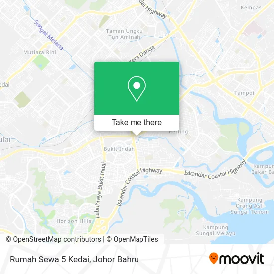 Rumah Sewa 5 Kedai map