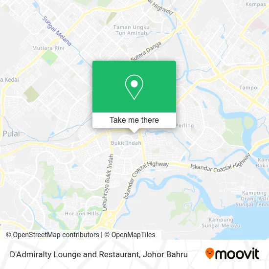 D'Admiralty Lounge and Restaurant map