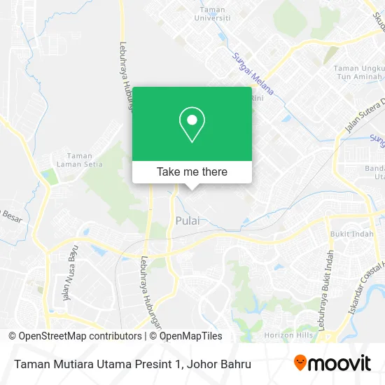 Taman Mutiara Utama Presint 1 map