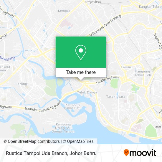 Rustica Tampoi Uda Branch map
