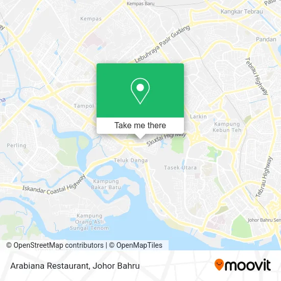 Arabiana Restaurant map