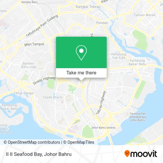 II II Seafood Bay map