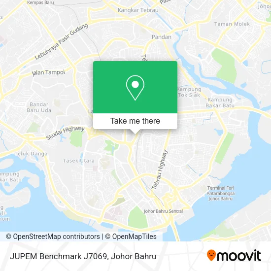 JUPEM Benchmark J7069 map