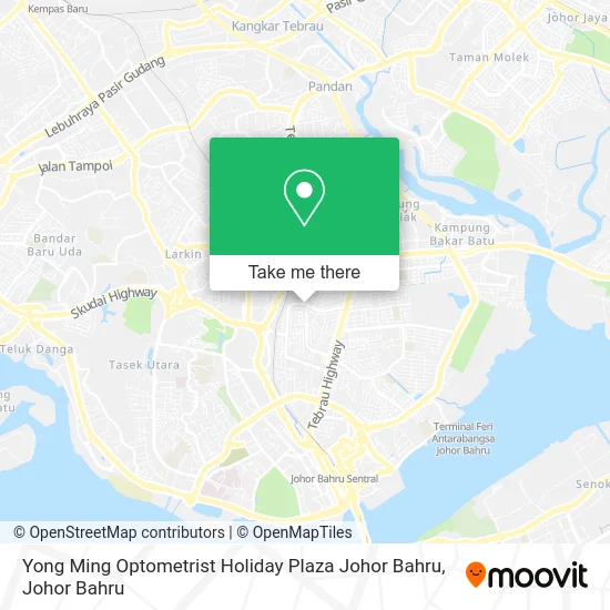 Yong Ming Optometrist Holiday Plaza Johor Bahru map