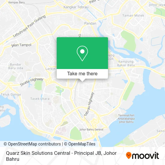 Quarz Skin Solutions Central - Principal JB map