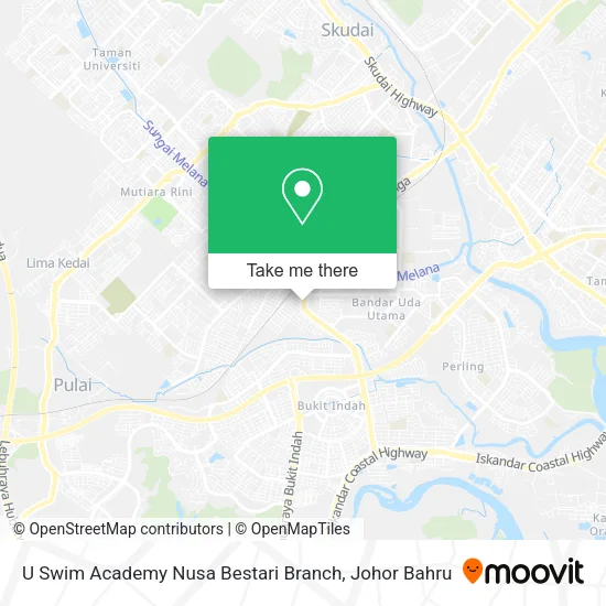 U Swim Academy Nusa Bestari Branch map