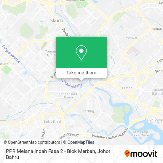 PPR Melana Indah Fasa 2 - Blok Merbah map