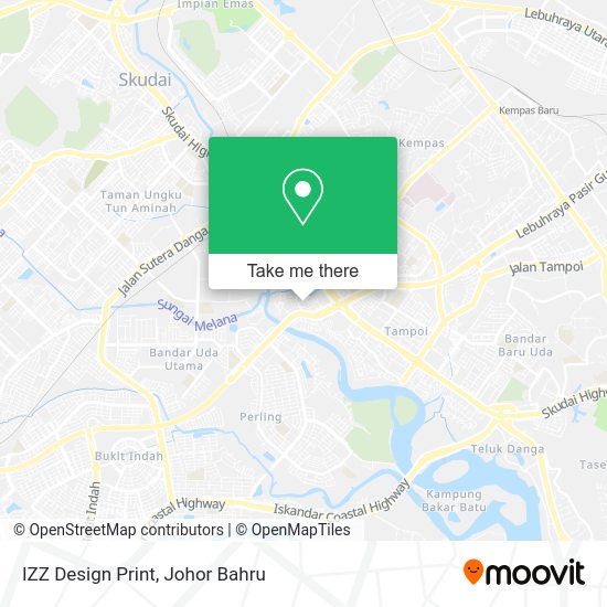 IZZ Design Print map