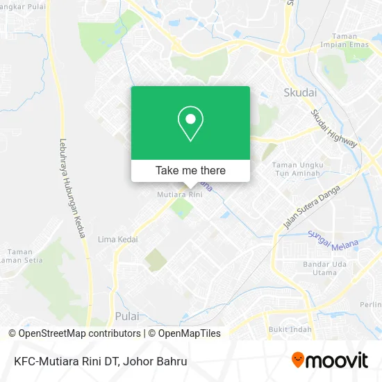 KFC-Mutiara Rini DT map