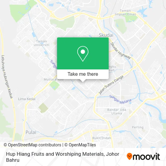 Hup Hiang Fruits and Worshiping Materials map