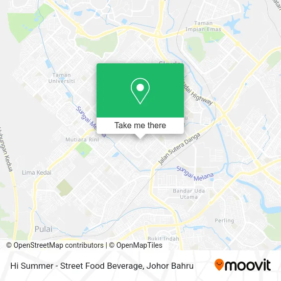 Hi Summer - Street Food Beverage map