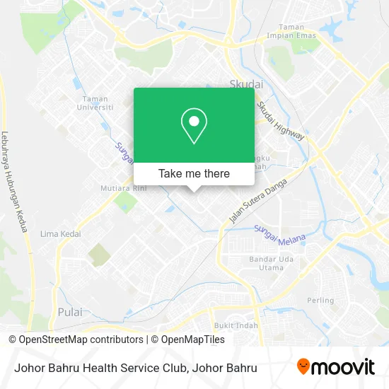 Johor Bahru Health Service Club map