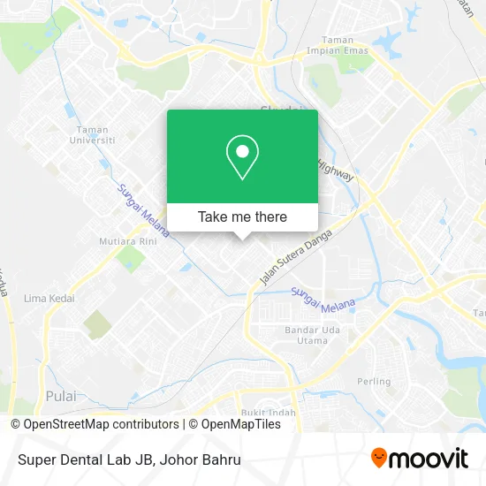 Super Dental Lab JB map