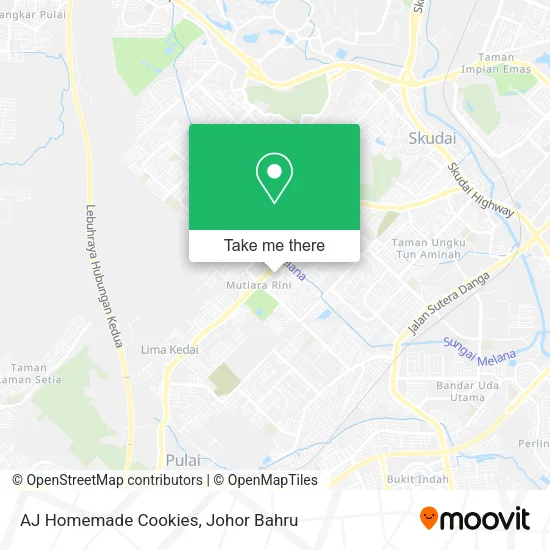 AJ Homemade Cookies map