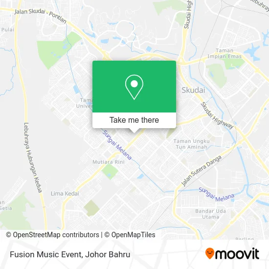 Fusion Music Event map