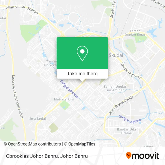 Cbrookies Johor Bahru map
