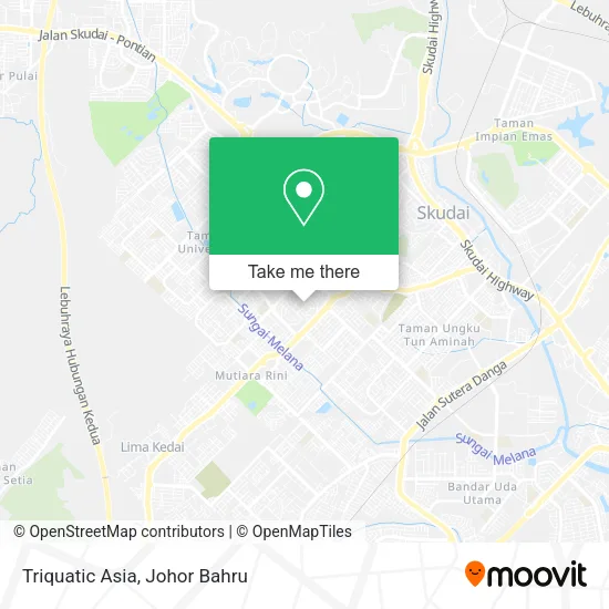 Triquatic Asia map