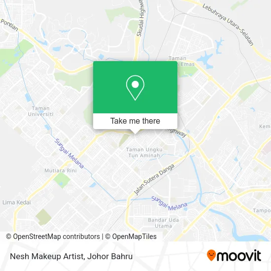 Nesh Makeup Artist map