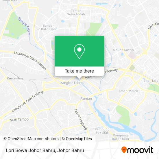 Lori Sewa Johor Bahru map