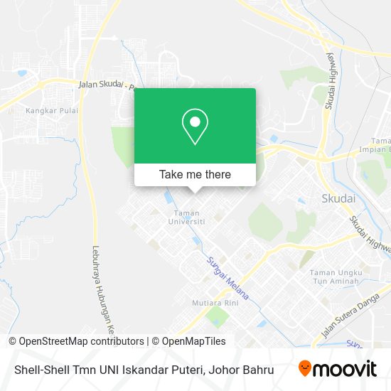 Shell-Shell Tmn UNI Iskandar Puteri map