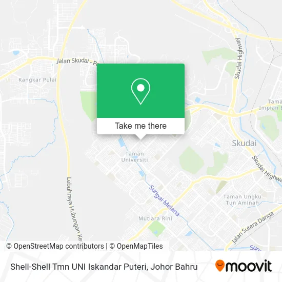 Shell-Shell Tmn UNI Iskandar Puteri map