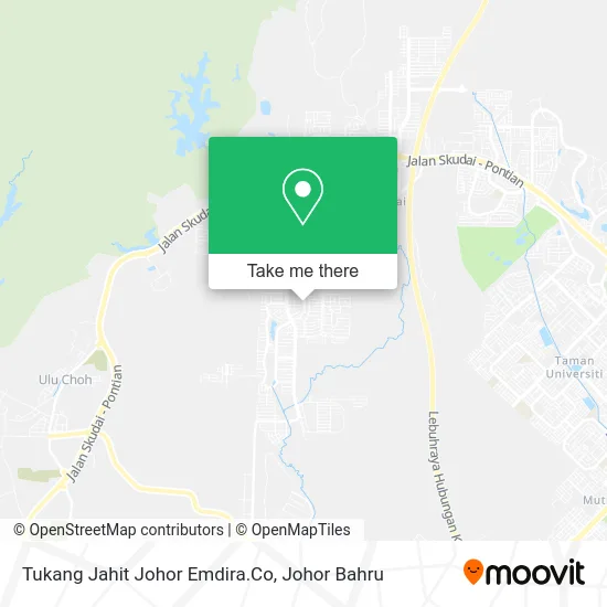 Tukang Jahit Johor Emdira.Co map
