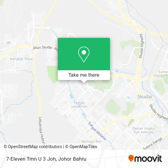 7-Eleven Tmn U 3 Joh map