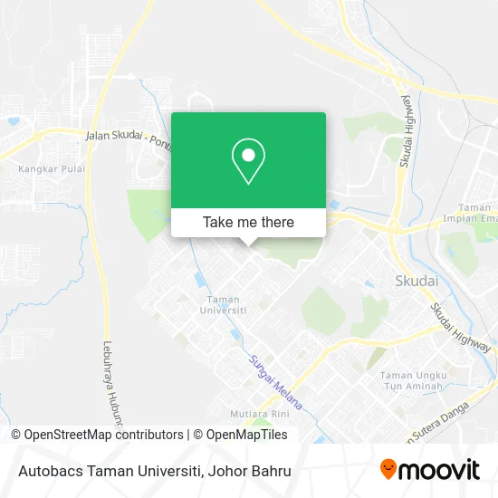 Autobacs Taman Universiti map