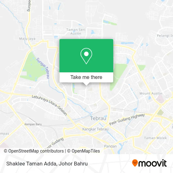 Shaklee Taman Adda map