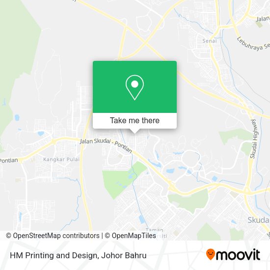 HM Printing and Design map