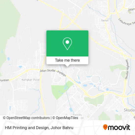 HM Printing and Design map
