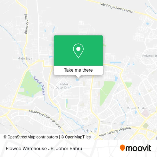 Flowco Warehouse JB map