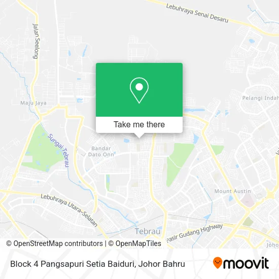 Block 4 Pangsapuri Setia Baiduri map