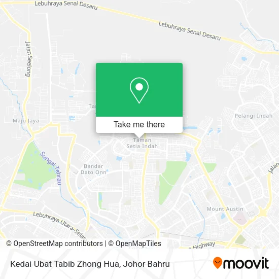 Kedai Ubat Tabib Zhong Hua map