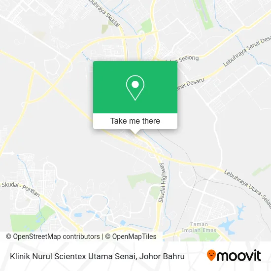 Klinik Nurul Scientex Utama Senai map