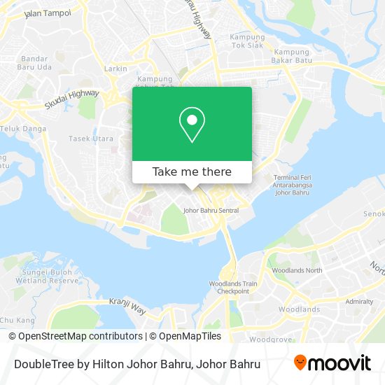 DoubleTree by Hilton Johor Bahru map