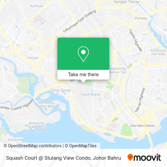 Squash Court @ Stulang View Condo map