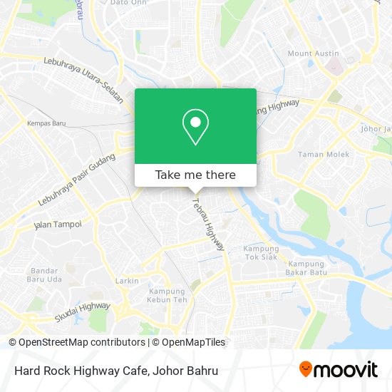 Hard Rock Highway Cafe map