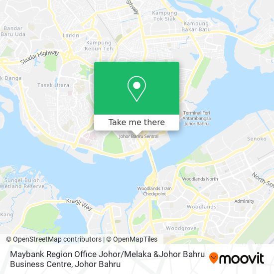 Maybank Region Office Johor / Melaka &Johor Bahru Business Centre map