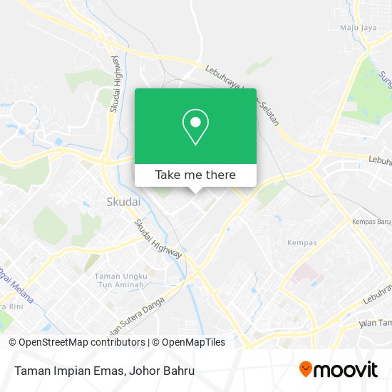 Taman Impian Emas map